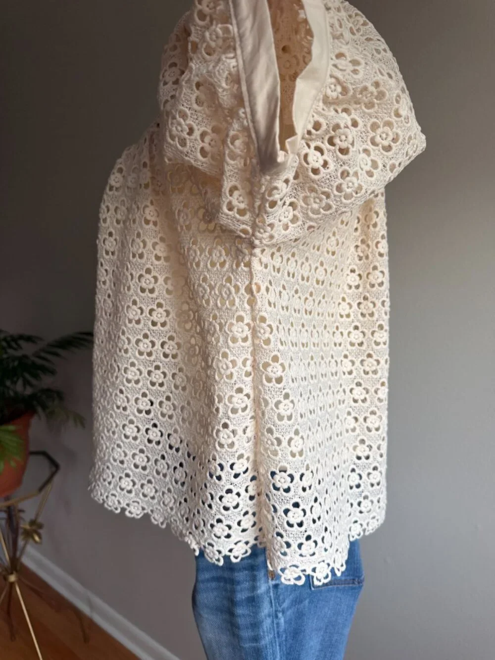 Anthropologie stunning cream